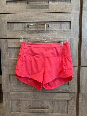Lululemon Speed up high rise 2.5 lined  Pink Active Running Shorts